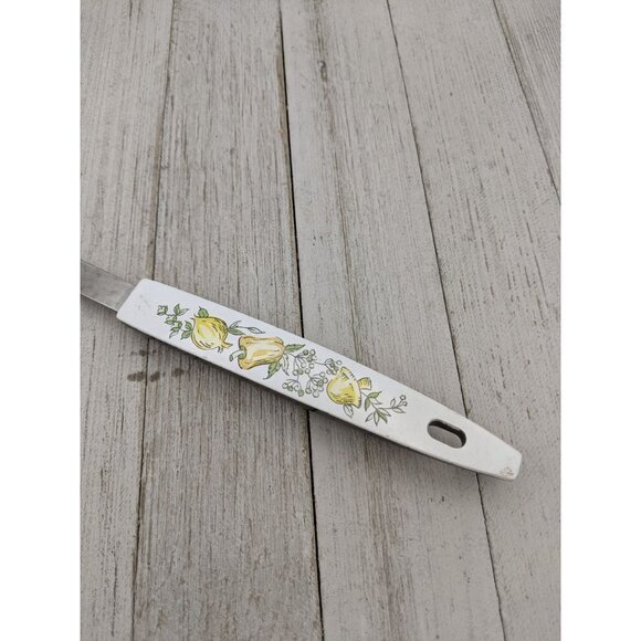 Veggies Handle #4 Stainless Steel Wide Meat Fork 12" USA Fruit Vintage - Picture 2 of 7